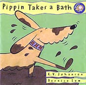 pippin takes a bath