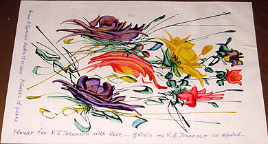 painting of flowers